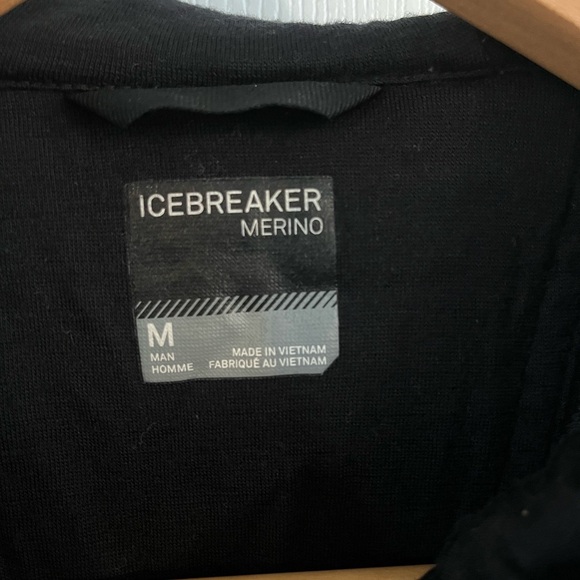 Men's Icebreaker MerinoLOFT™ Descender Hybrid Long Sleeve Half Zip Hood | Med - Picture 2 of 9